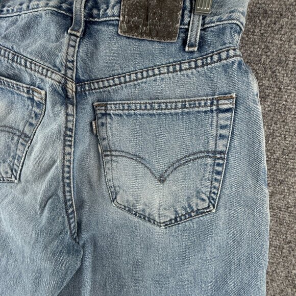 VTG Levi's Blue Jeans Men All Cotton Light Wash Urban Baggy Denim ACTL 30X30 - Picture 15 of 16